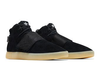 adidas gazelle silver green womens adidas Originals Big Kids Tubular Invader Strap Sneaker Black S80474 - Black