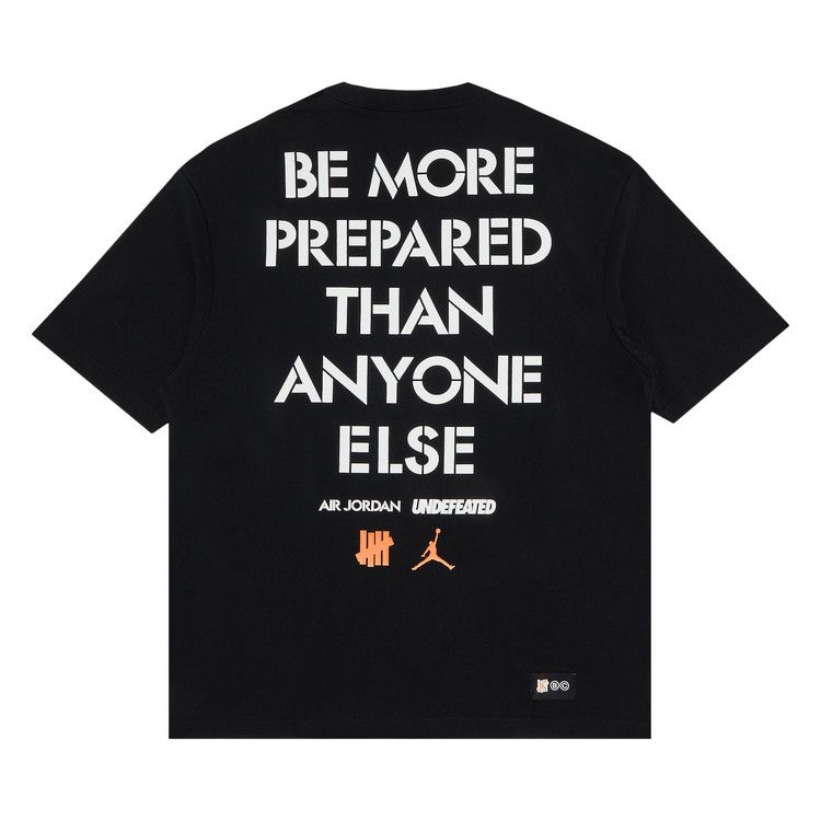 Air Jordan X Undefeated Strikes T-Shirt Black