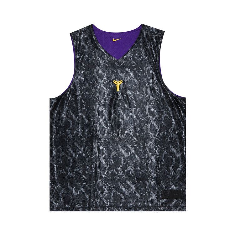 Nike Kobe Dri-Fit Standard Issue Reversible Basketball Jersey Black/Field Purple/Amarillo