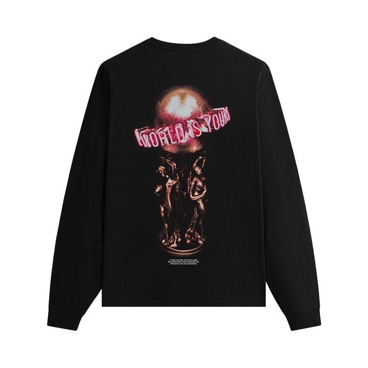 Kith For Scarface Statue Long Sleeve Pocket T-Shirt Black