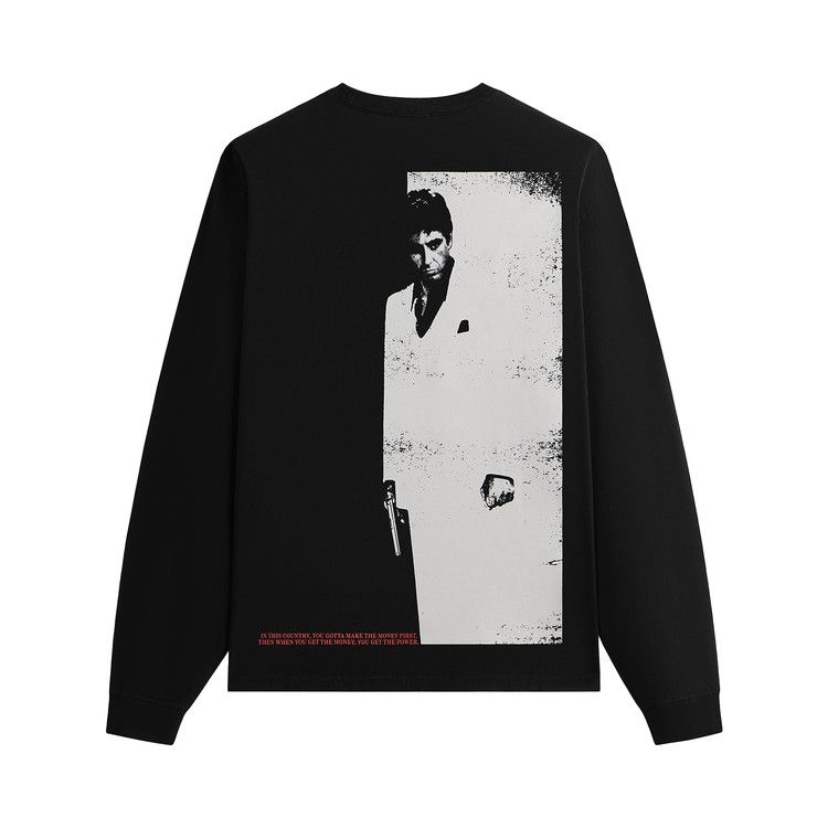 Kith For Scarface Tony Montana Long Sleeve T-Shirt Black