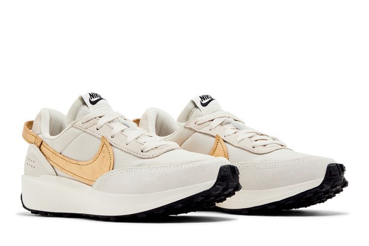 Wmns Waffle Debut 'light Orewood Brown Metallic Gold'