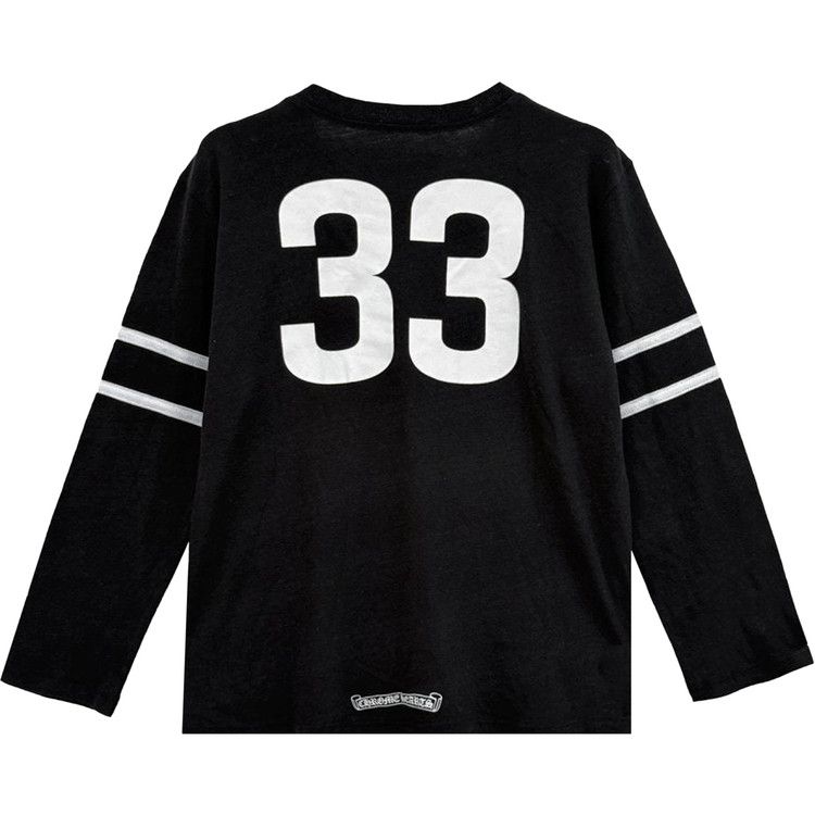Chrome Hearts 33 Horseshoe Logo Long-Sleeve T-Shirt Black