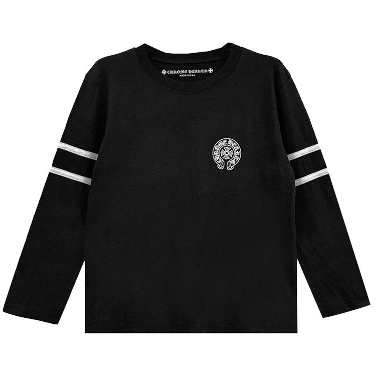 Chrome Hearts 33 Horseshoe Logo Long-Sleeve T-Shirt Black
