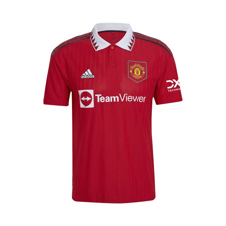 adidas Manchester United Fan Edition Soccer/Football Short Sleeve Red T-Shirt — foto 2