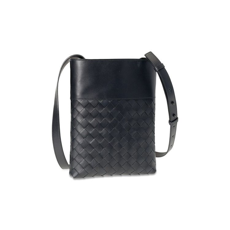 Bottega Veneta Mesh Crossbody Bag Blue