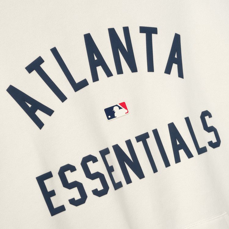 Fear Of God Essentials Braves Crewneck Cream White