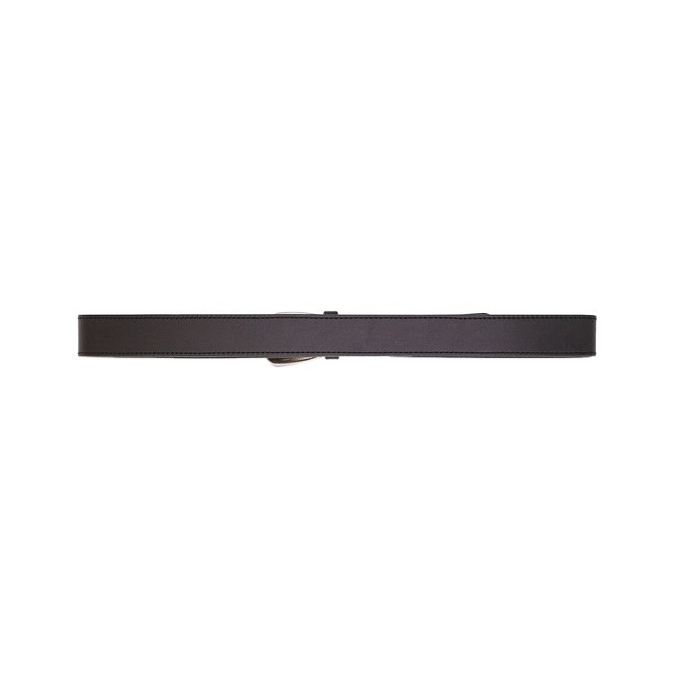 Lemaire Minimal Western Leather Belt Black