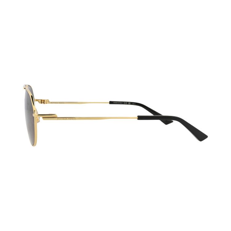 Bottega Veneta Aviator Sunglasses Gold/Grey