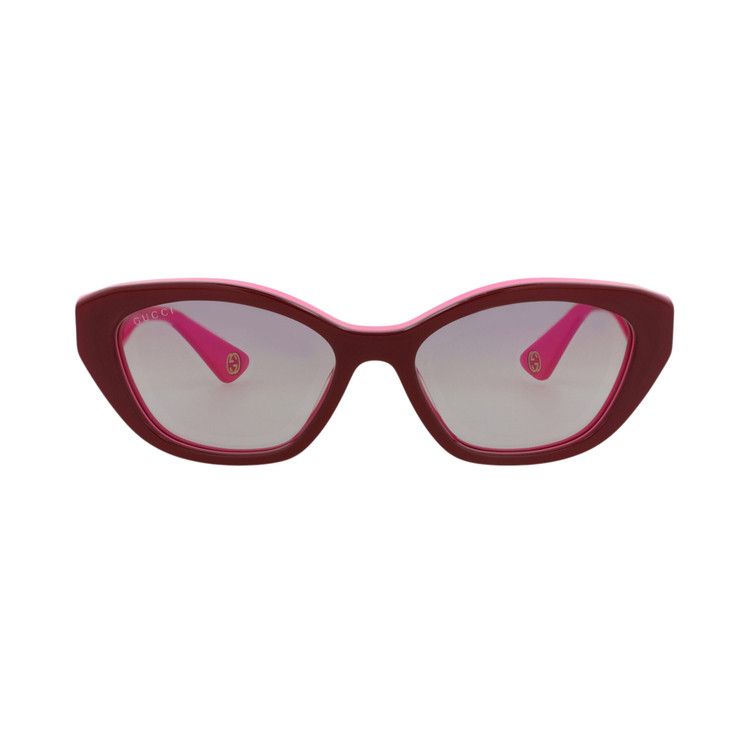 GUCCI GG1638S 003 ? Burgundy/Fuchsia Colorblock Cat Eye Sunglasses.MSRP:$525 Buy Gucci Cat Eye Sunglasses  main image 3