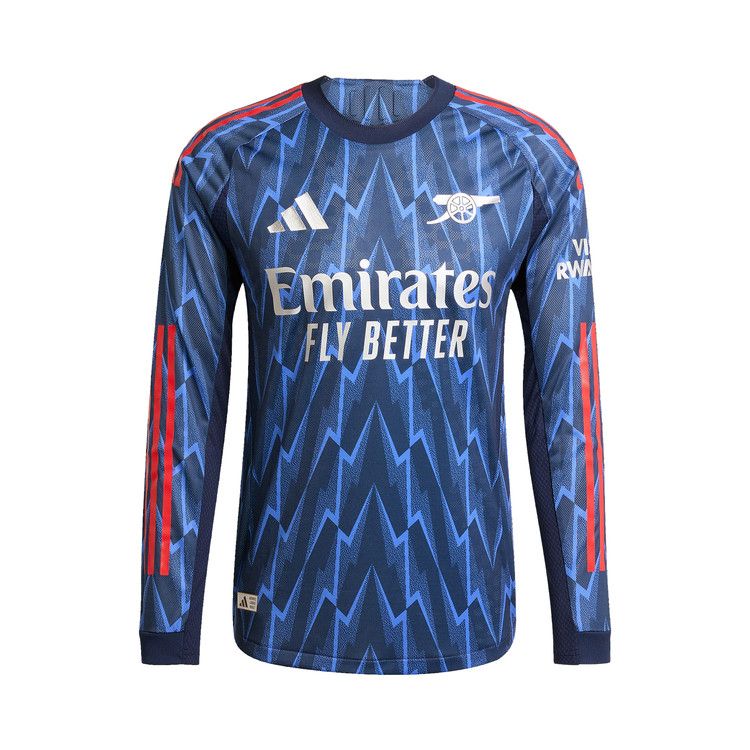 adidas Arsenal 25/26 Long Sleeve Away Authentic Jersey 'Night Indigo/Matte Silver' — foto 2