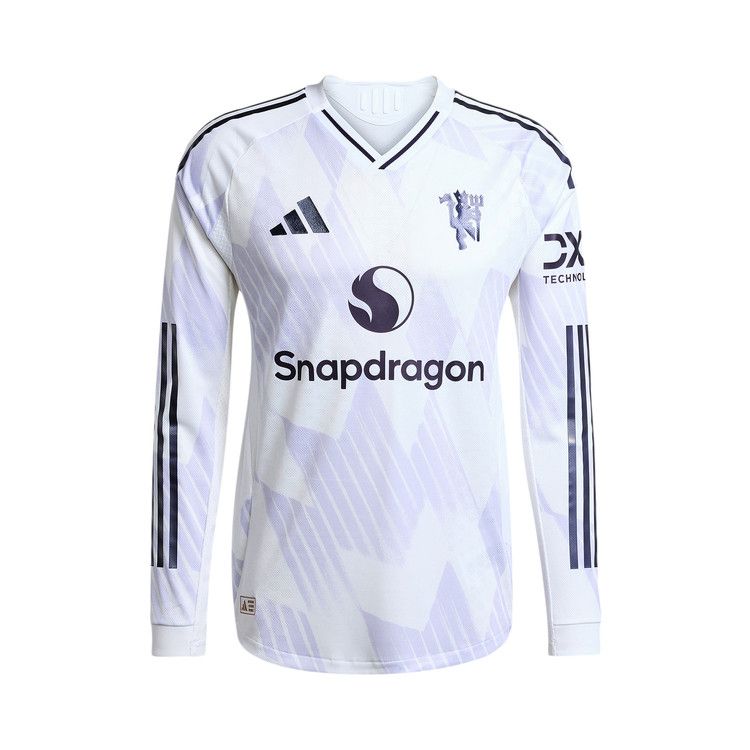 Adidas Manchester United 25/26 White Purple Long Sleeve Jersey — foto 2