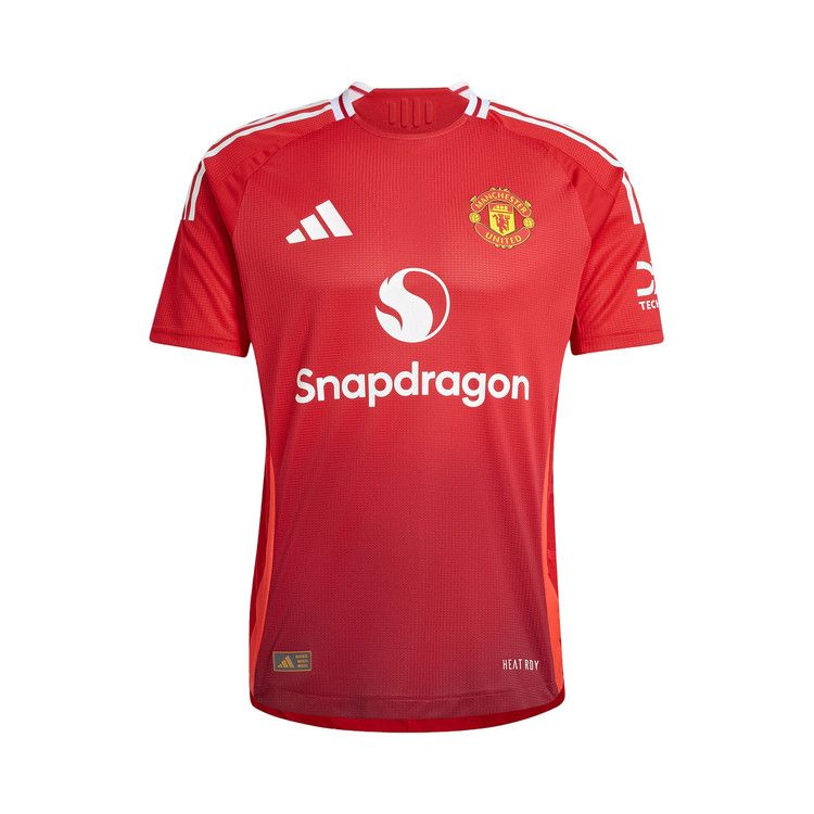 adidas Manchester United 24/25 Authentic Home Soccer Jersey Asia Sizing 'Mufc Red' — foto 2