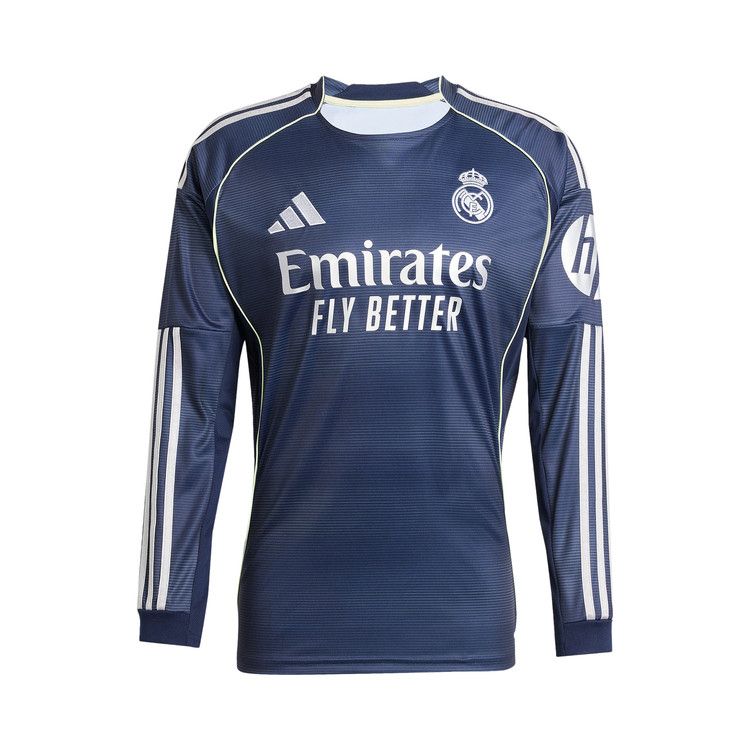 adidas Real Madrid 25/26 Long Sleeve Away Jersey (Asia Sizing) Legend Ink — foto 2