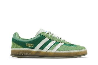 adidas gazelle silver green womens adidas Gazelle Indoor Sean Wotherspoon Hemp Green main image 1