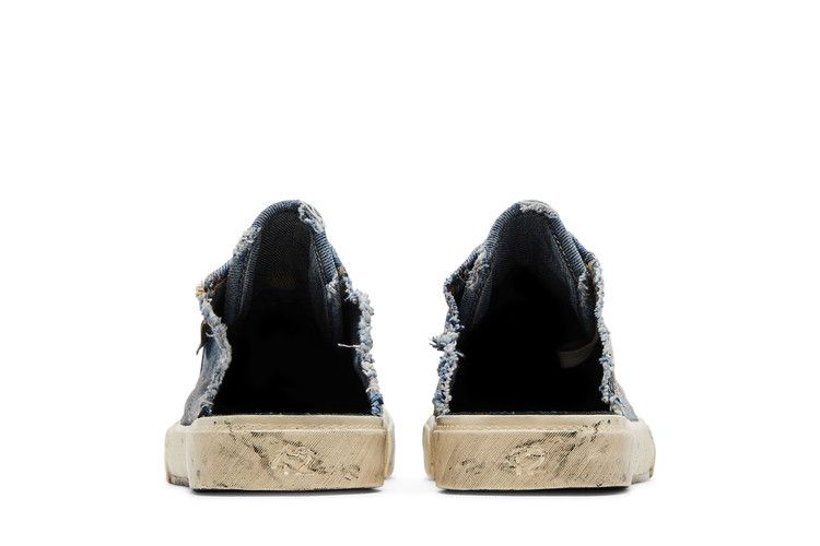 Balenciaga Paris Sneaker Mule Destroyed - Denim