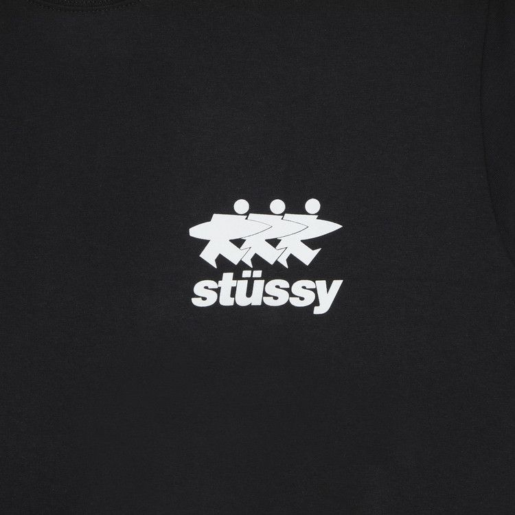 Buy Stussy Surfwalk Tee 'Black' - 1905089 BLAC | GOAT