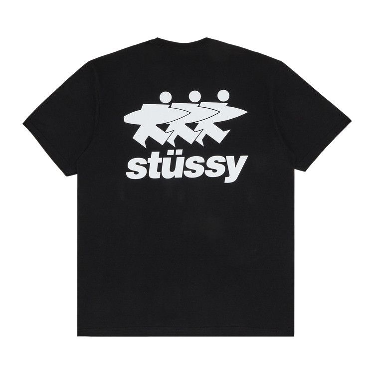 Buy Stussy Surfwalk Tee 'Black' - 1905089 BLAC | GOAT