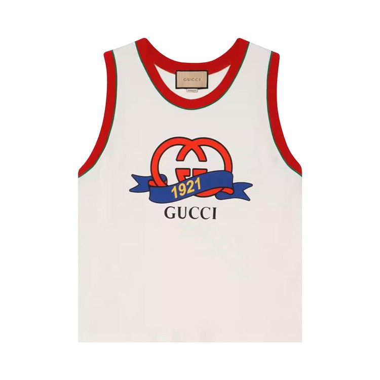 Buy Gucci Tank Top 'Ecru' - 743000 XJFFV 9095 | GOAT
