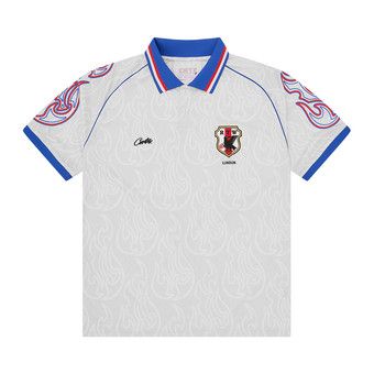 Buy Corteiz Flames Football Jersey 'White' - CRTZ0322 011 | GOAT