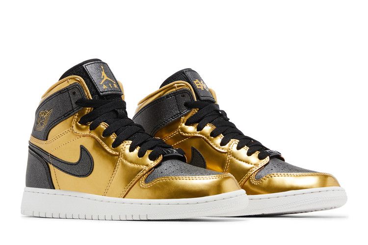 Purple Gold Jordan 1s Release Air Jordan Retro High OG Black