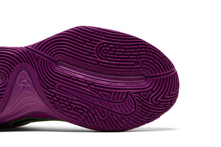 Nike Giannis Immortality 4 Hyper Violet Green Strike Bold Berry Black — foto 6