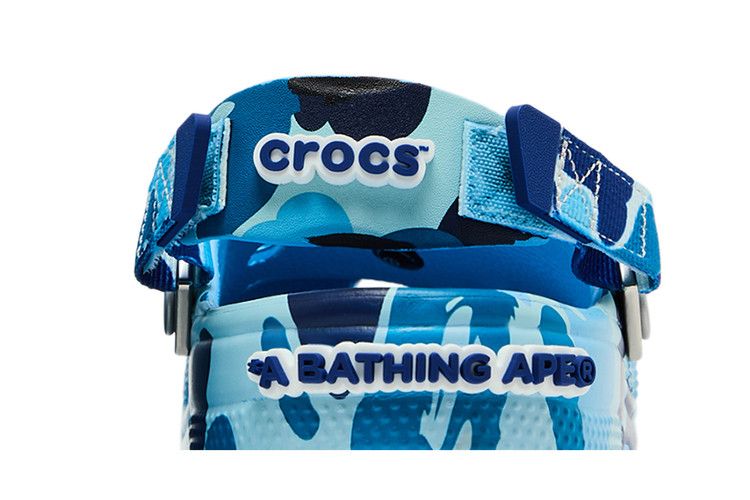 Buy BAPE x Crocs Classic Clog 'ABC Camo - Blue' - 209627 4TB | GOAT