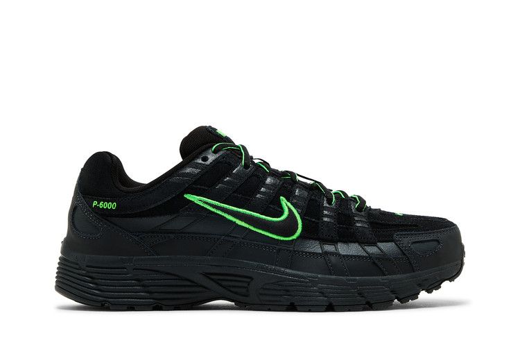Nike P-6000 PRM Black Green Strike — foto 2