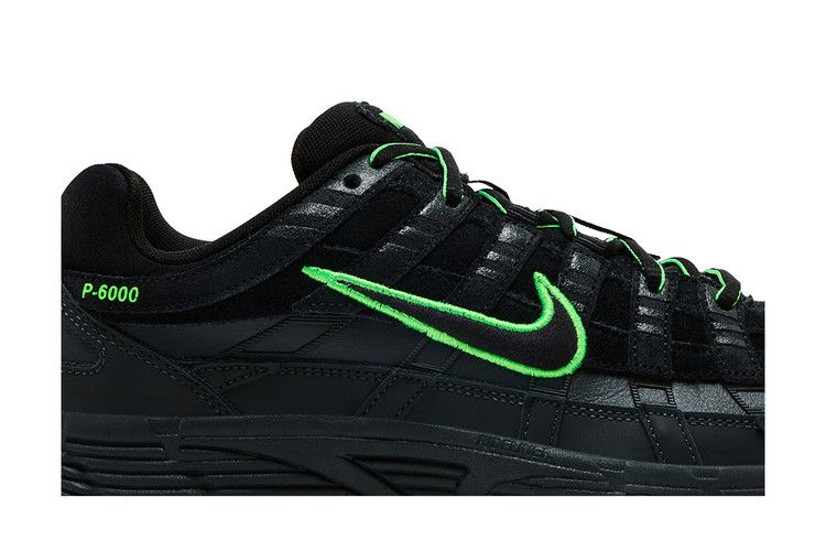 Nike P-6000 PRM Black Green Strike — foto 3