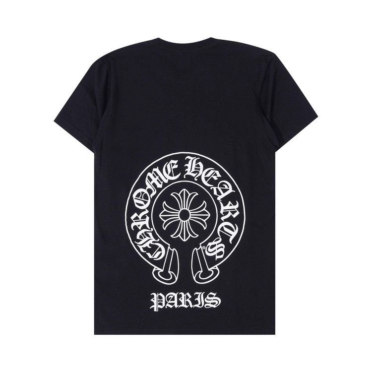 Buy Chrome Hearts Paris Horseshoe T-Shirt 'Black' - 01383