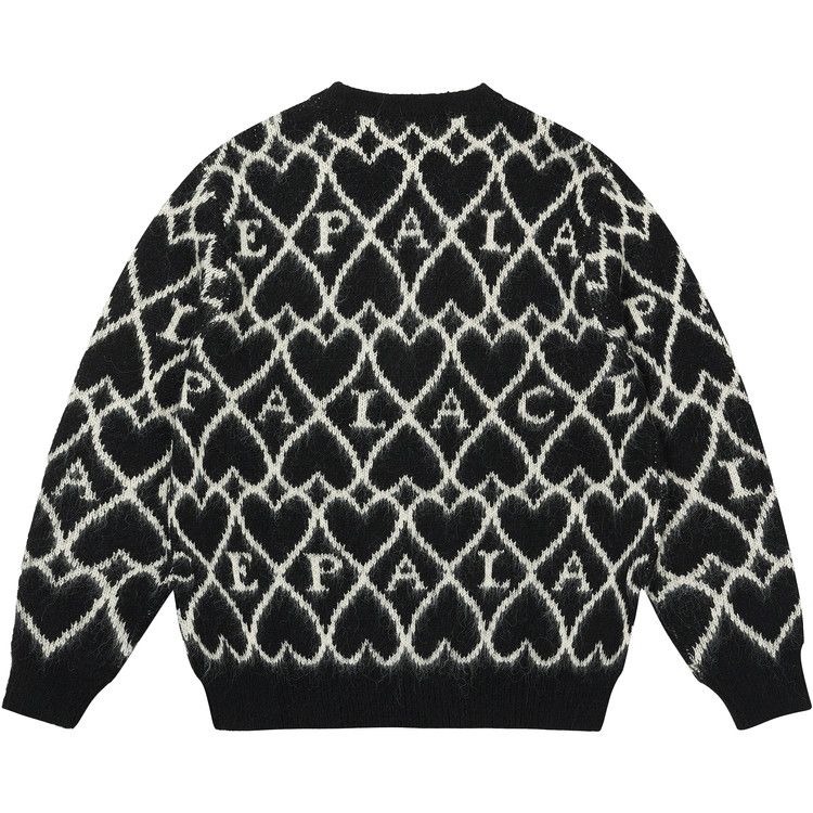 黒M palace HAIRY FLOWER KNIT DARK 25ss Buy Palace Hairy Flag Knit 'South Korea' - P27KW035 | GOAT