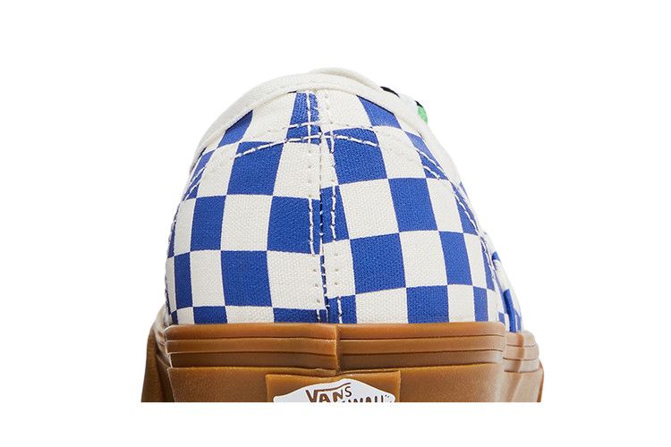 Authentic Checkerboard - Blue Gum Braided Laces
