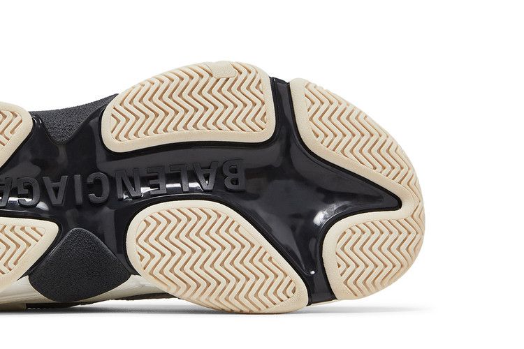 Balenciaga Triple S Sneaker Black White Silver