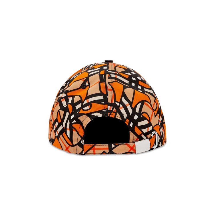 Buy Burberry Monogram Print Baseball Cap 'Orange' - 8056544 | GOAT UK