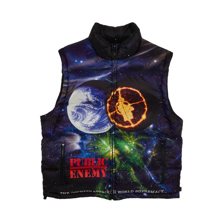Buy Supreme x Public Enemy x Undercover Puffer Jacket 'Black