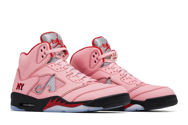 Awake Ny X Air Jordan 5 RETRO Boro - Arctic Pink