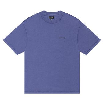 Buy Stussy Lazy Tee 'Vintage Navy' - 1140283 VINT | GOAT