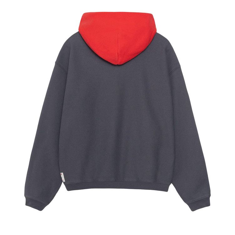 Stussy Two Tone Hoodie 'faded Blue'