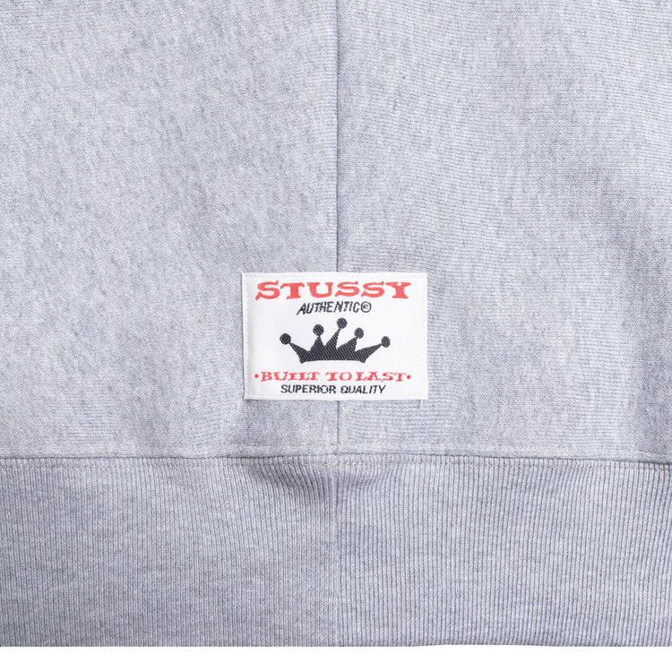Stussy Two Tone Hoodie Grey Heather