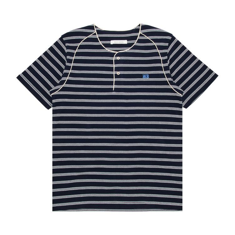 Wales Bonner Isaiah T-Shirt 'navy/White'