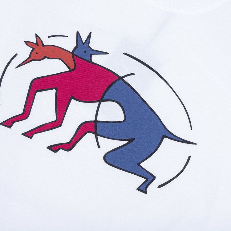 Parra The Zoomies T-Shirt 'white'