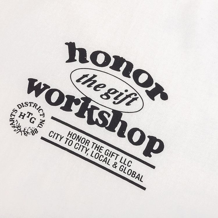 Honor The Gift Honor Workshop T-Shirt 'Bone' — foto 4