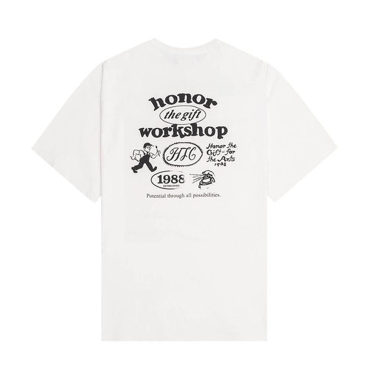 Honor The Gift Honor Workshop T-Shirt 'Bone' — foto 3