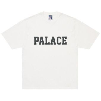 Buy Palace Palace College T-Shirt 'White' - P29ES007 | GOAT