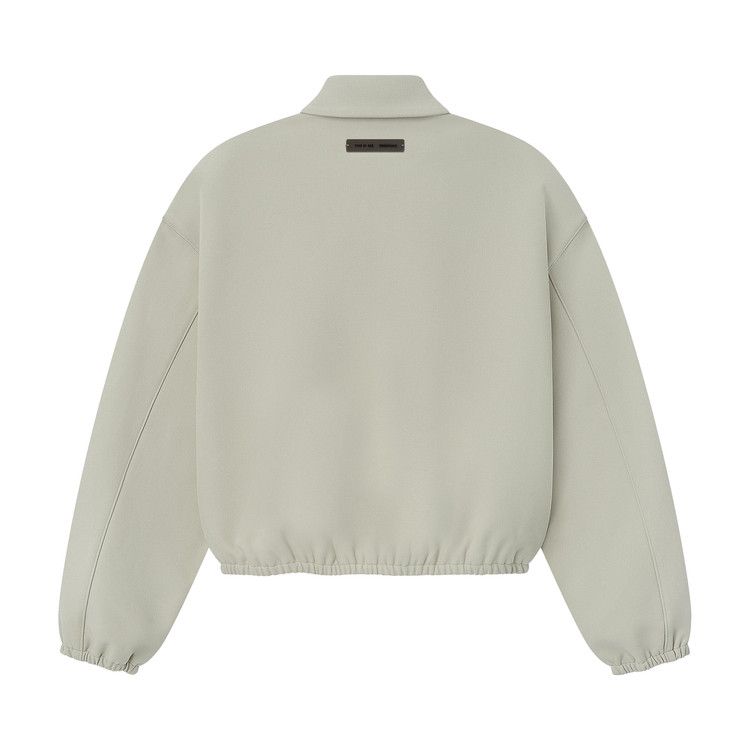 Fear Of God Essentials Bonded Canvas Jacket 'abbey Stone'