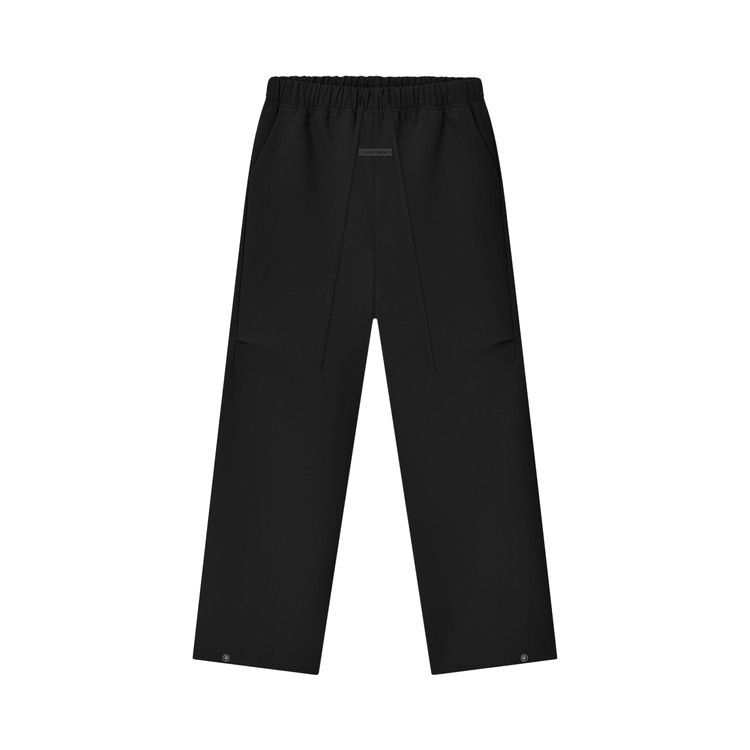 Fear Of God Essentials Bonded Canvas Work Pant 'jet Black'