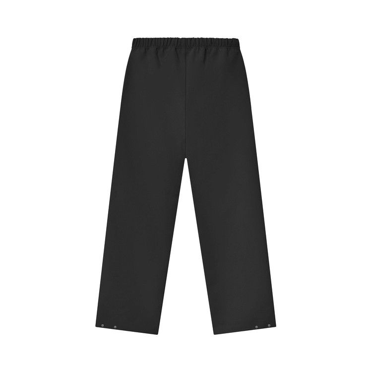Fear Of God Essentials Bonded Canvas Work Pant 'jet Black'