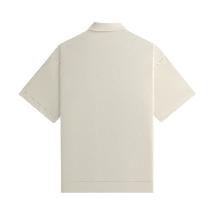 Kith Zip-Front Performance Knit Ethan Polo 'sandrift'