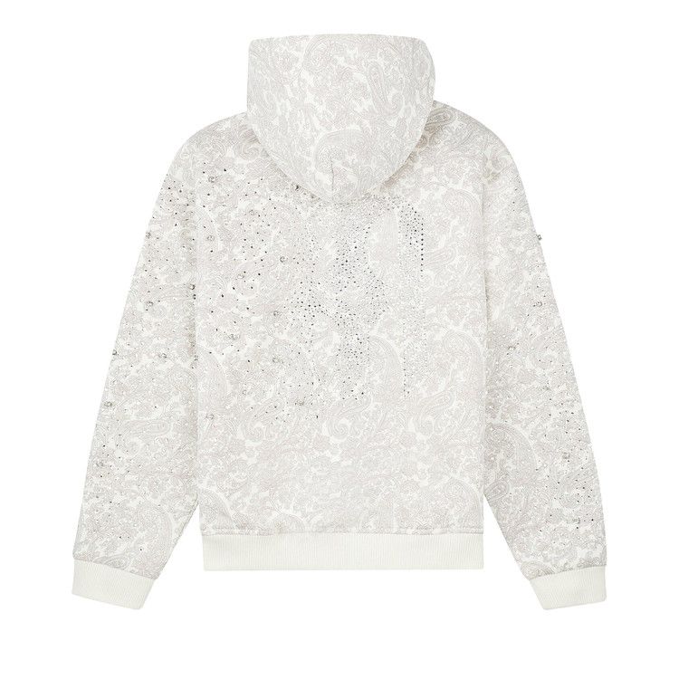 Birth Of Royal Child Cashew Blossom Pearl Zipper Hoodie 'white'