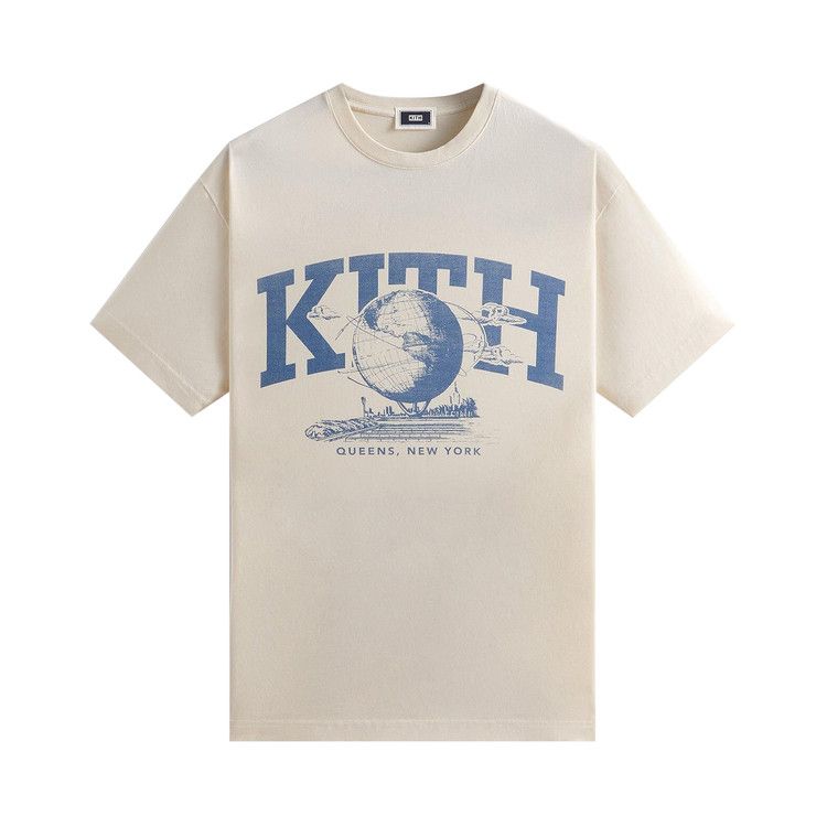 Kith & Kin Queens Unisphere Vintage T-Shirt Sandrift